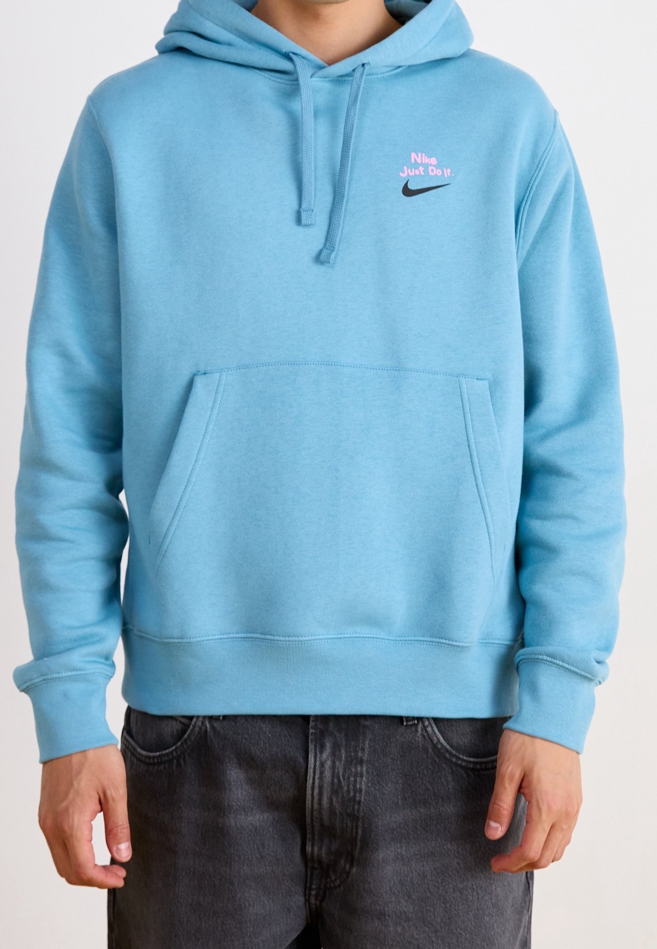 nike foundation hoodie blue