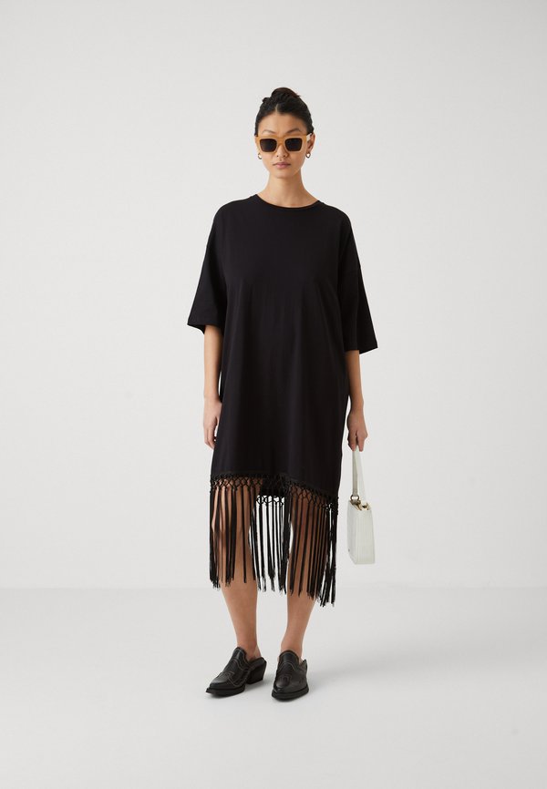 VIKATA OVERSIZE FRINGE DRESS  - Jersey dress4