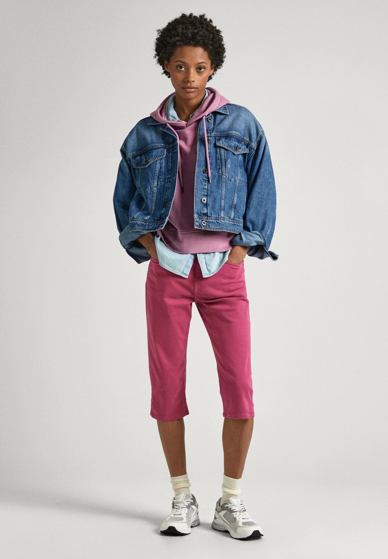 Pepe Jeans Jeansshort donkerroze