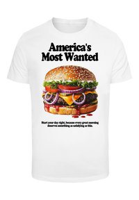 AMERICAS MOST WANTED - T-shirts med print - white