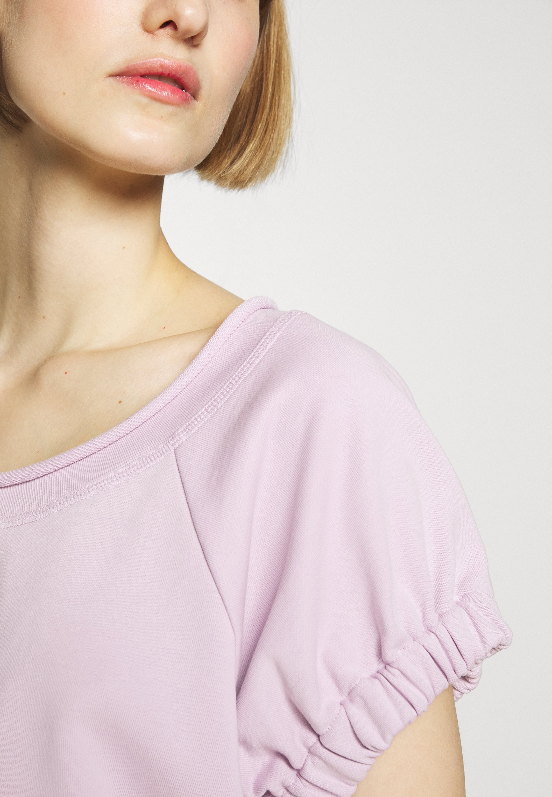 Women SHIRRED BALLERINA NECK FRENCH TERRY - Sweatshirt Women SHIRRED BALLERINA NECK FRENCH TERRY - Sweatshirt