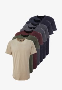 Não selecionado, dark blue/bordeaux/khaki