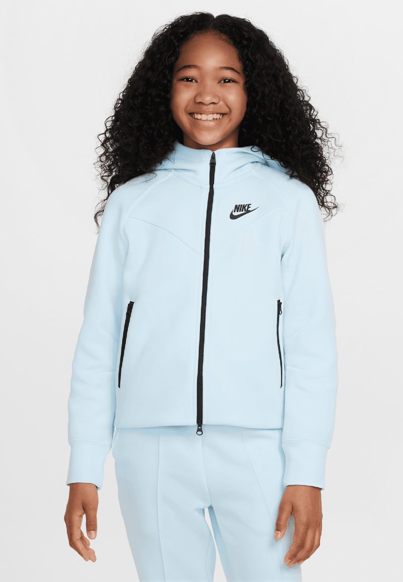 Nike Sportswear TECH FLEECE - Mikina so zipsom - glacier blue/black