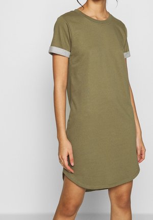Robe en jersey - olive