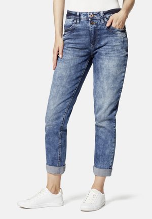 BOYFRIEND - Slim fit jeans - heavy used blue