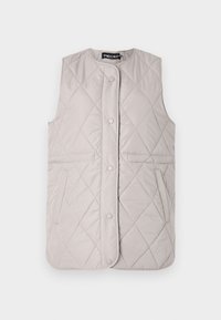 PCSTELLA QUILTED VEST - Vest - light grey
