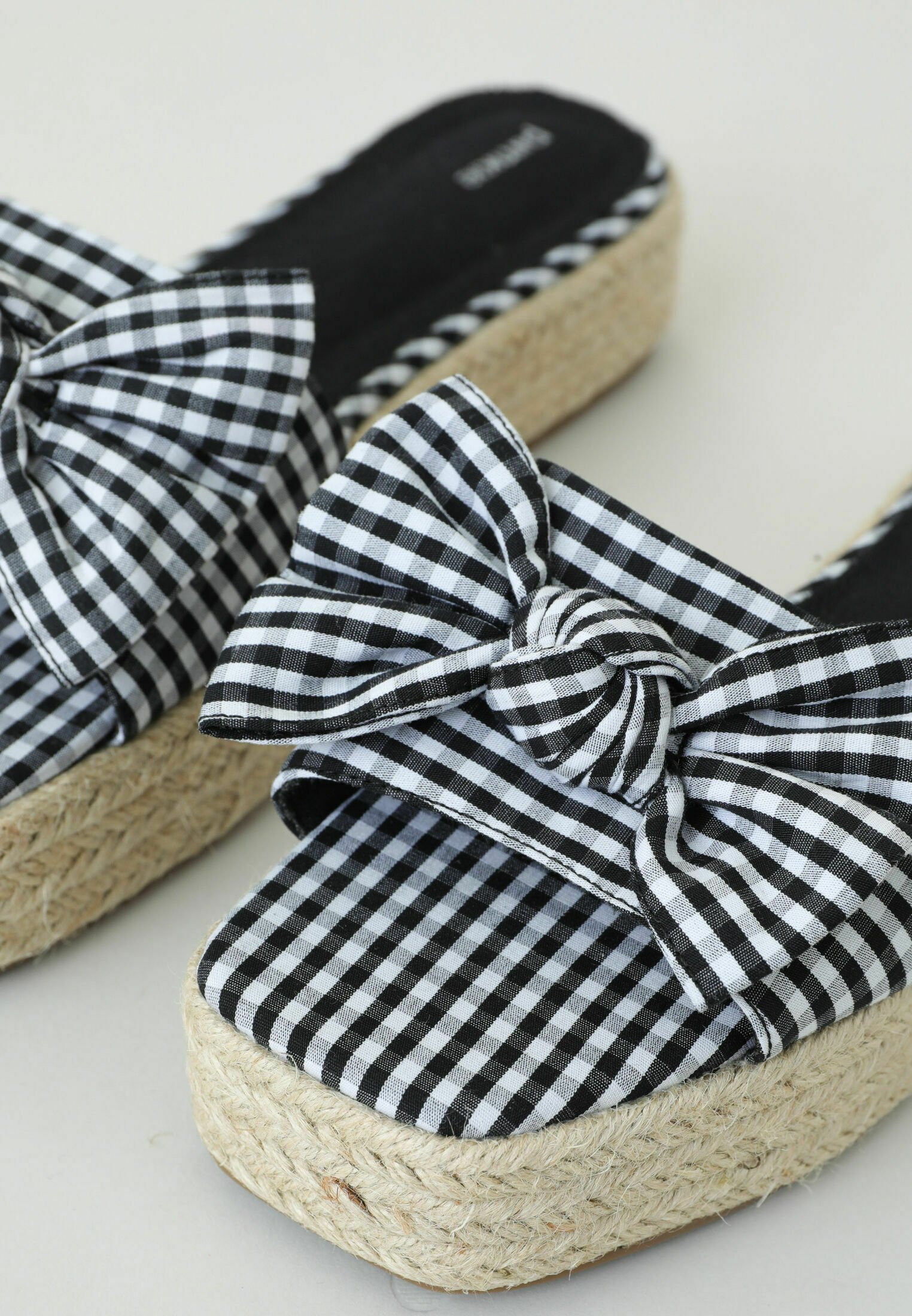 Pimkie Sandalias planas - schwarz/blanco - Zalando.es