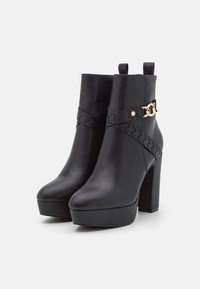 Anna Field Bottines à talons hauts - black