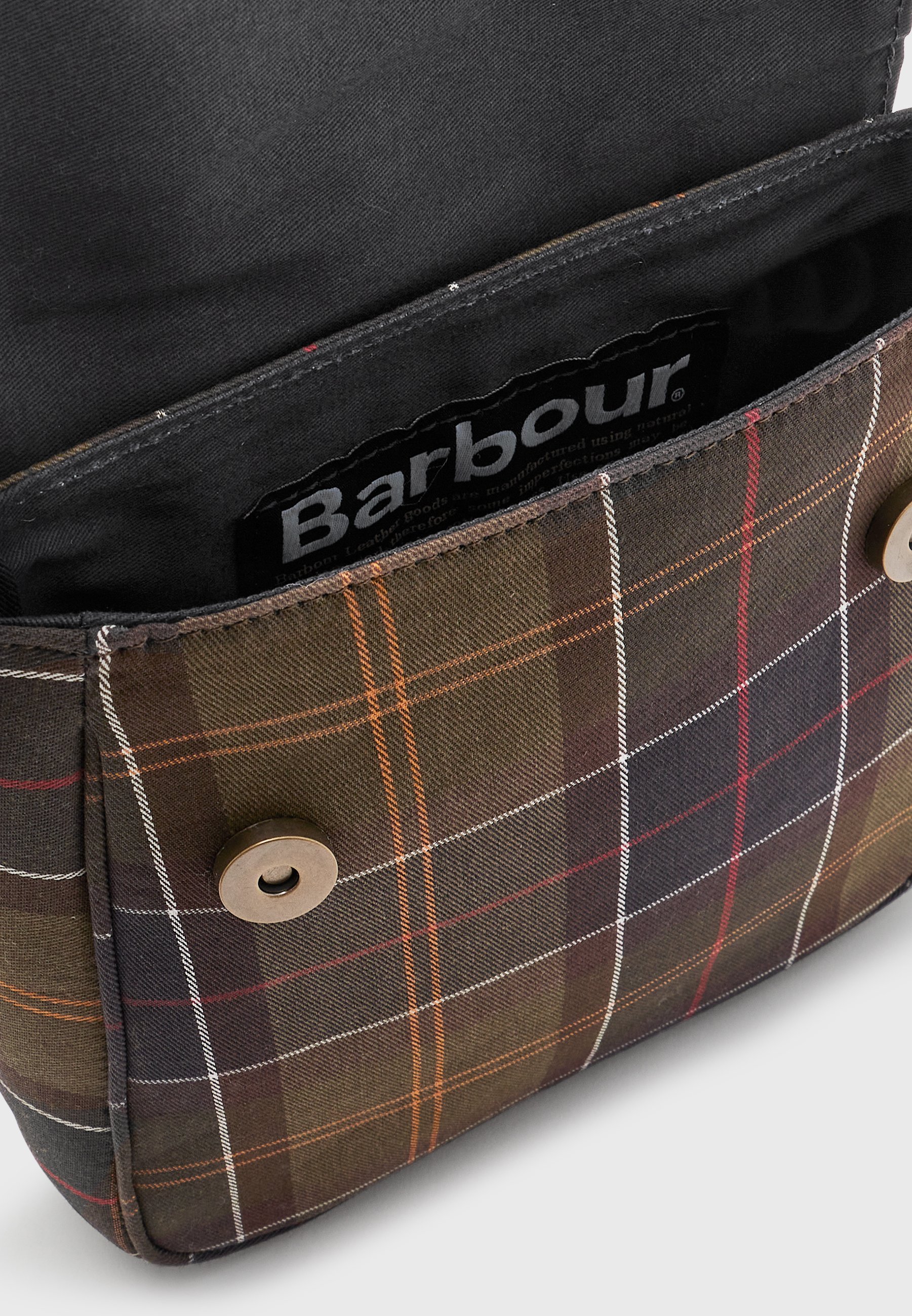 barbour tartan tote bolsa