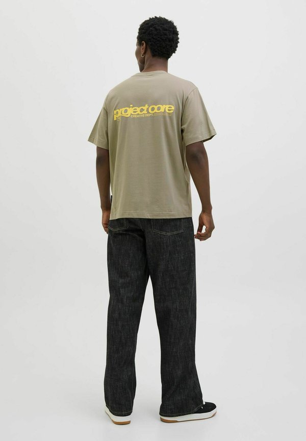 JCOUNION BACK PRINT TEE CREW - T-Shirt print - shadow