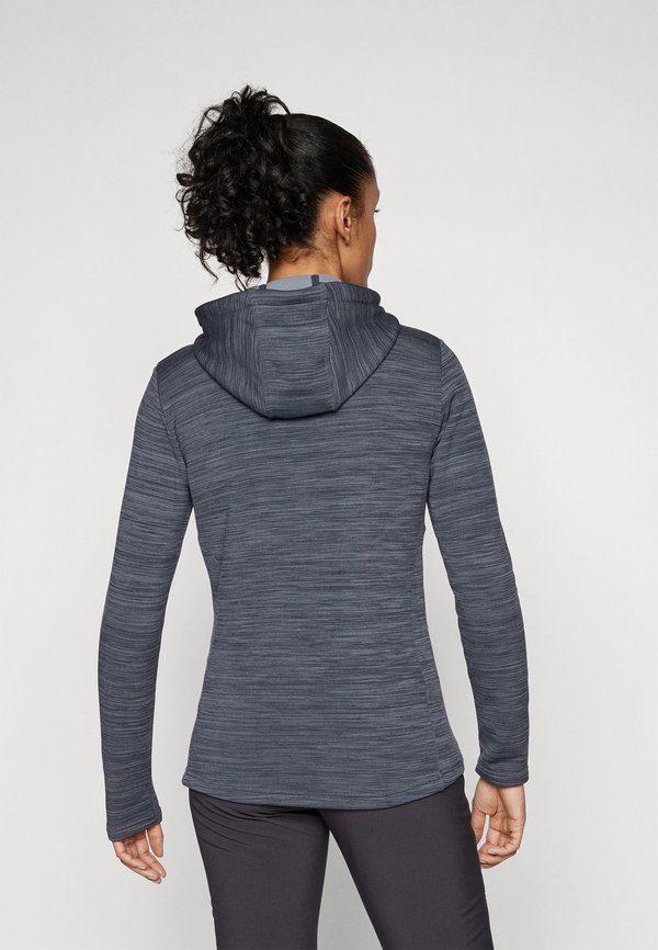 WOMAN JACKET FIX HOOD - Zip-up sweatshirt - titanio3