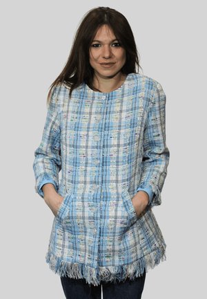 TIPO DE TWEED CON BOTONES JOYA - Abrigo corto - azul