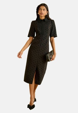 REGULAR FIT - Rochie tip cămașă - black
