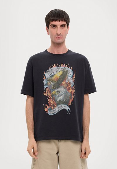 The Kooples Camiseta estampada - black washed