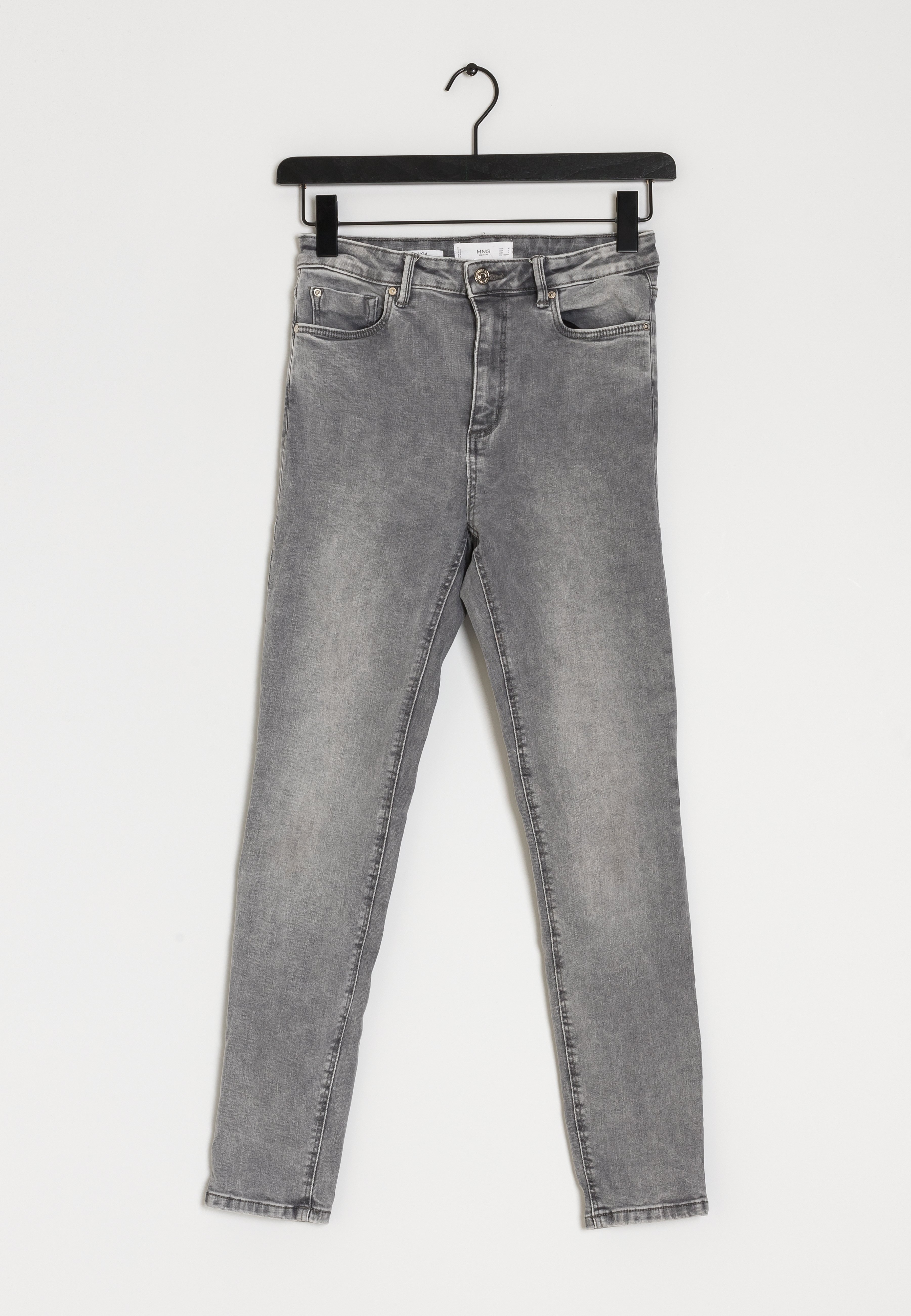 Mango Premium Straight leg jeans - grey 