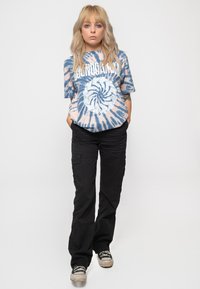 Paradiso Clothing SOUNDGARDEN SWIRL DYE WASH - Print T-shirt - blue