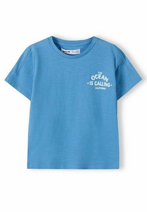 MINOTI PRINTED SHORT SLEEVE  - T-paita - blue