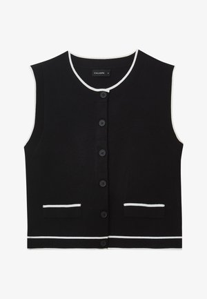 Calliope, MAGLIA TINTA UNITA - Smanicato - ultrablack