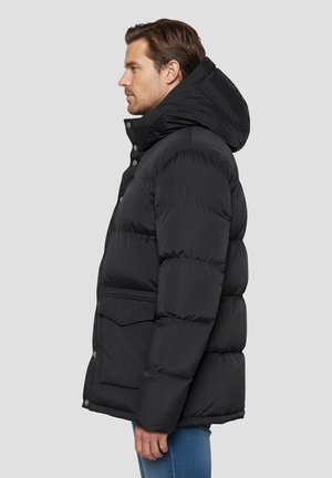 Schott HOODED PUFFER - Giacca invernale - noir