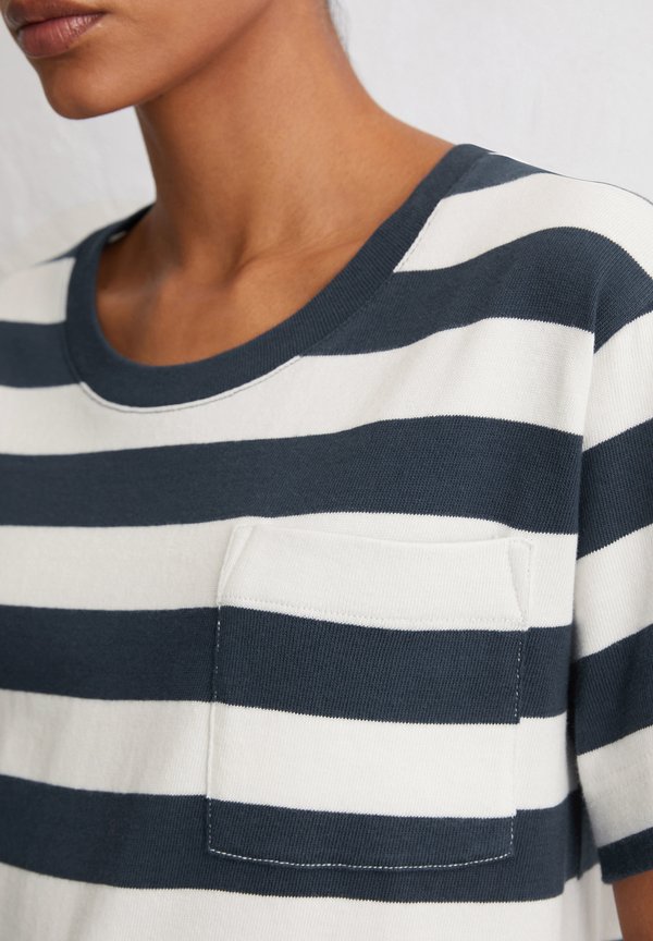 SHORT SLEEVE  ROUND NECK STRIPED - Print T-shirt3
