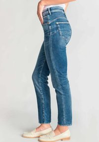 Le Temps Des Cerises PUSH-UP REGULAR  PULP - Jeans Straight Leg - bleu