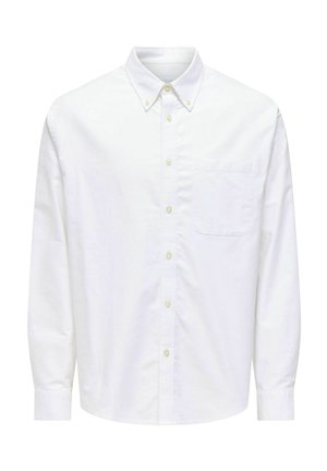 Only & Sons, ONSOXFORD LS SHIRT FRML NOOS - Košeľa - bright white
