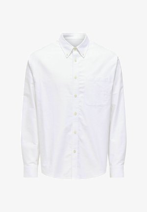Only & Sons, ONSOXFORD LS SHIRT FRML NOOS - Vapaa-ajan kauluspaita - bright white