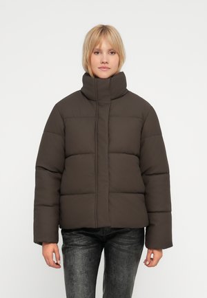 VMGRETA SHORT JACKET - Χειμωνιάτικο μπουφάν - chocolate brown