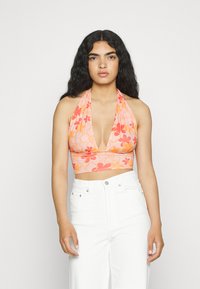 Nly by Nelly HALTERNECK CROP - Top - orange