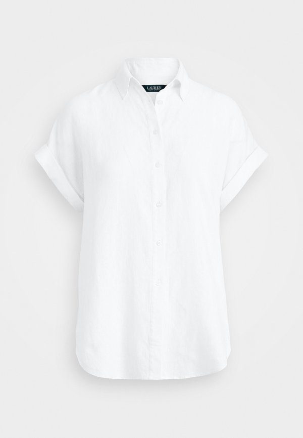 RELAXED FIT LINEN SHORT SLEEVE SHIRT - Button-down blouse2