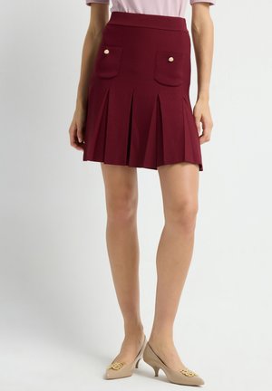 A-lijn rok - claret red
