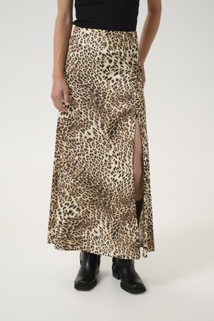 LEELO - Maxi skirt - light brown