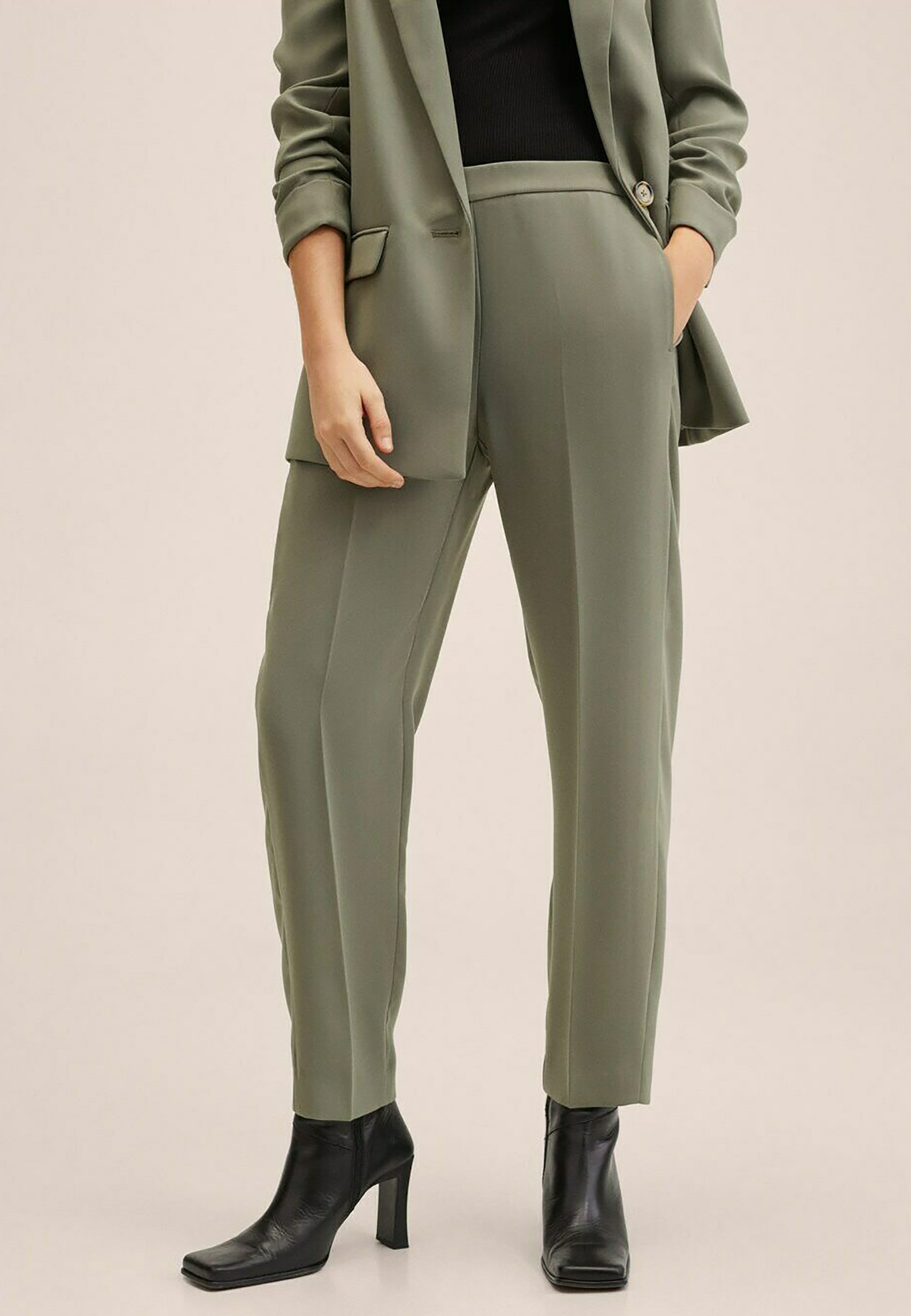 Mango SEMIFLU - Pantaloni - vert pastel/verde chiaro - Zalando.it