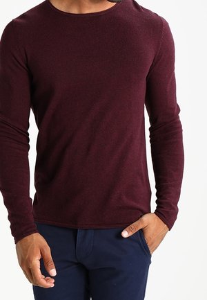 Strickpullover - bordeaux