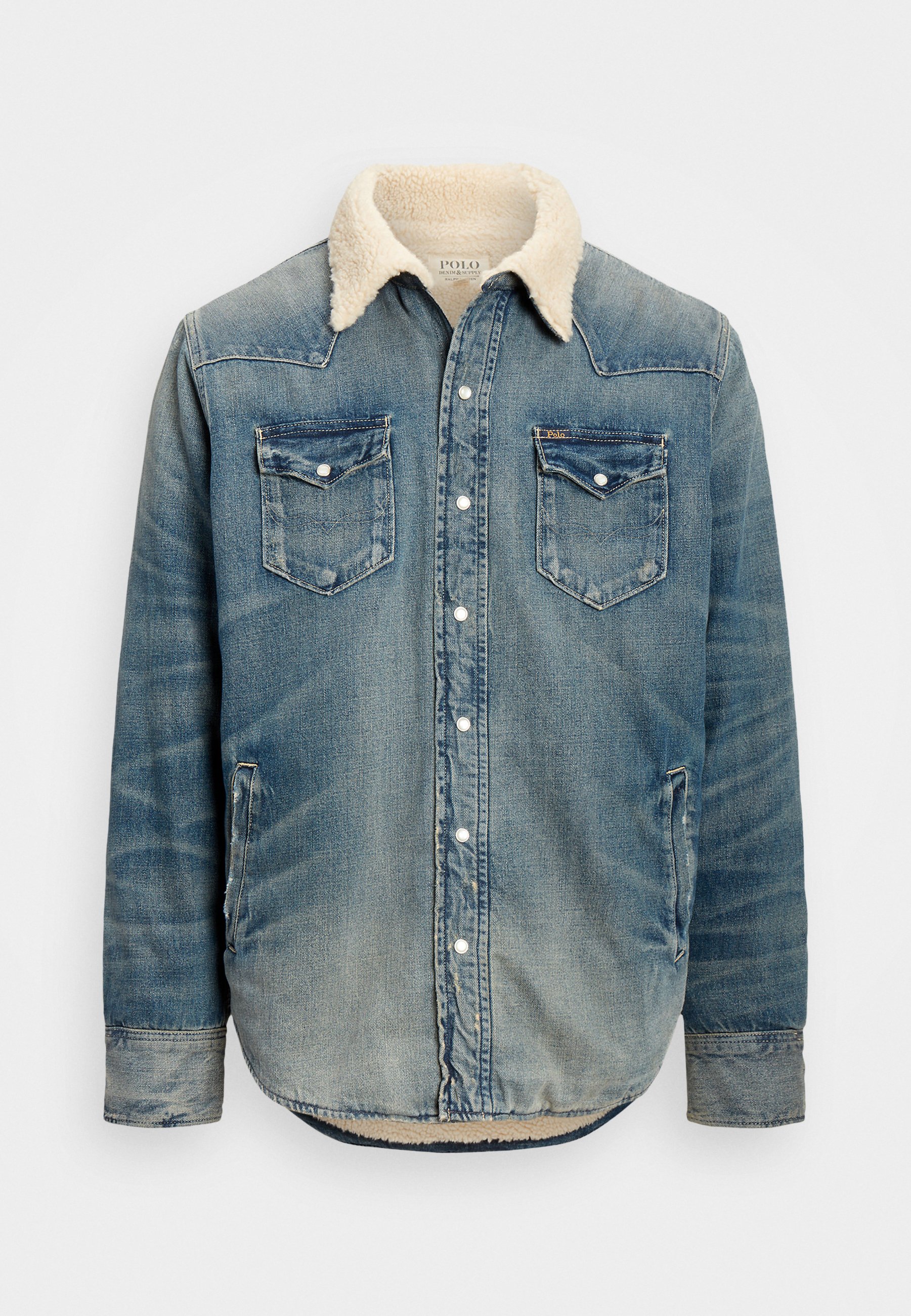 Polo Ralph Lauren FLEECE-LINED DENIM WESTERN SHIRT JACKET
