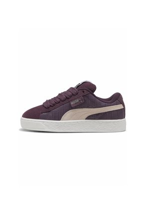 Trainers - midnight plum- white