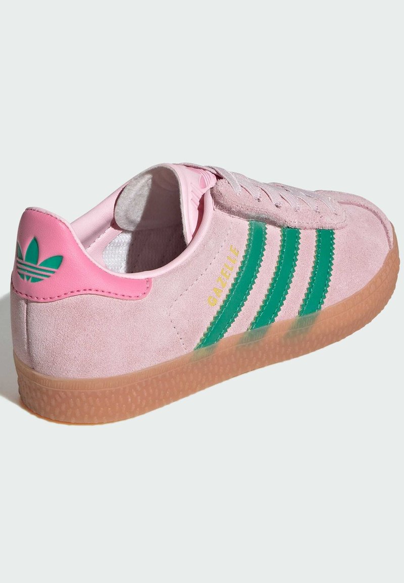 adidas Originals GAZELLE - Trainers - clear pink court green bliss pink/pink  - Zalando.co.uk