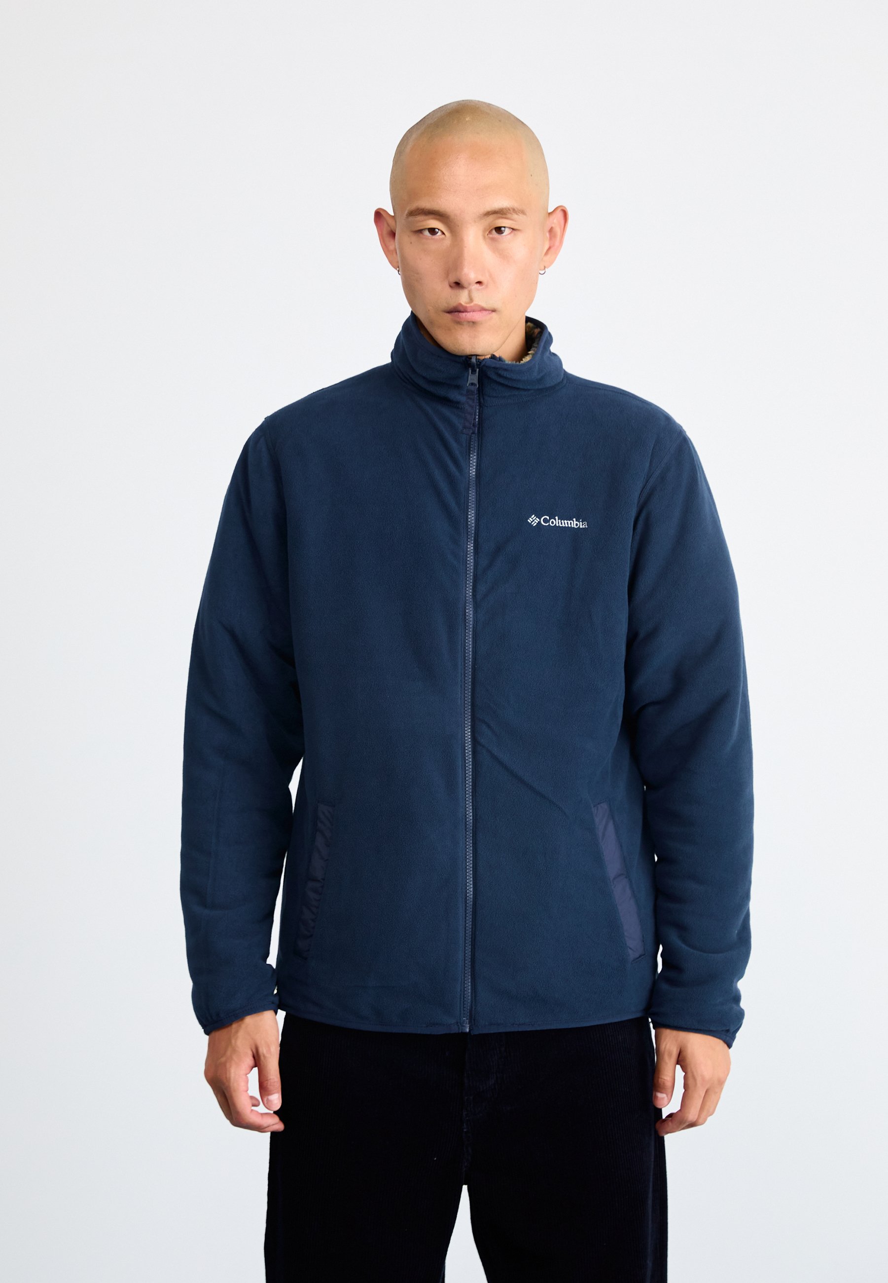 Columbia WINTER PASS REVERSIBLE - Forro polar - collegiate navy