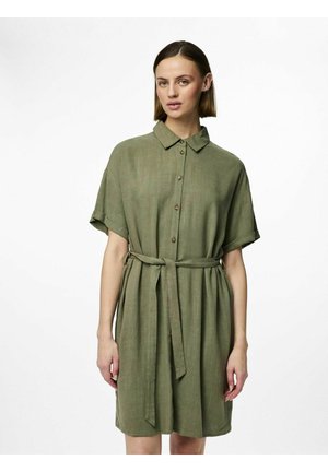 VINSTY
 - Blousejurk - deep lichen green