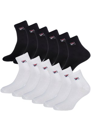 UNISEX SHORT IM 12ER PACK - Chaussettes - black white