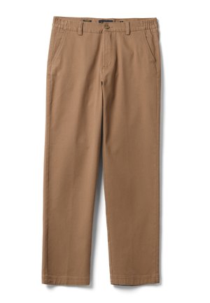 PIOMBO, CHINO TROUSERS, STRAIGHT FIT - Pantalones - light brown