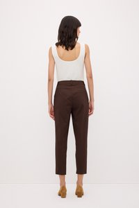 adL WITH SLITS AND POCKETS - Kalhoty - brown