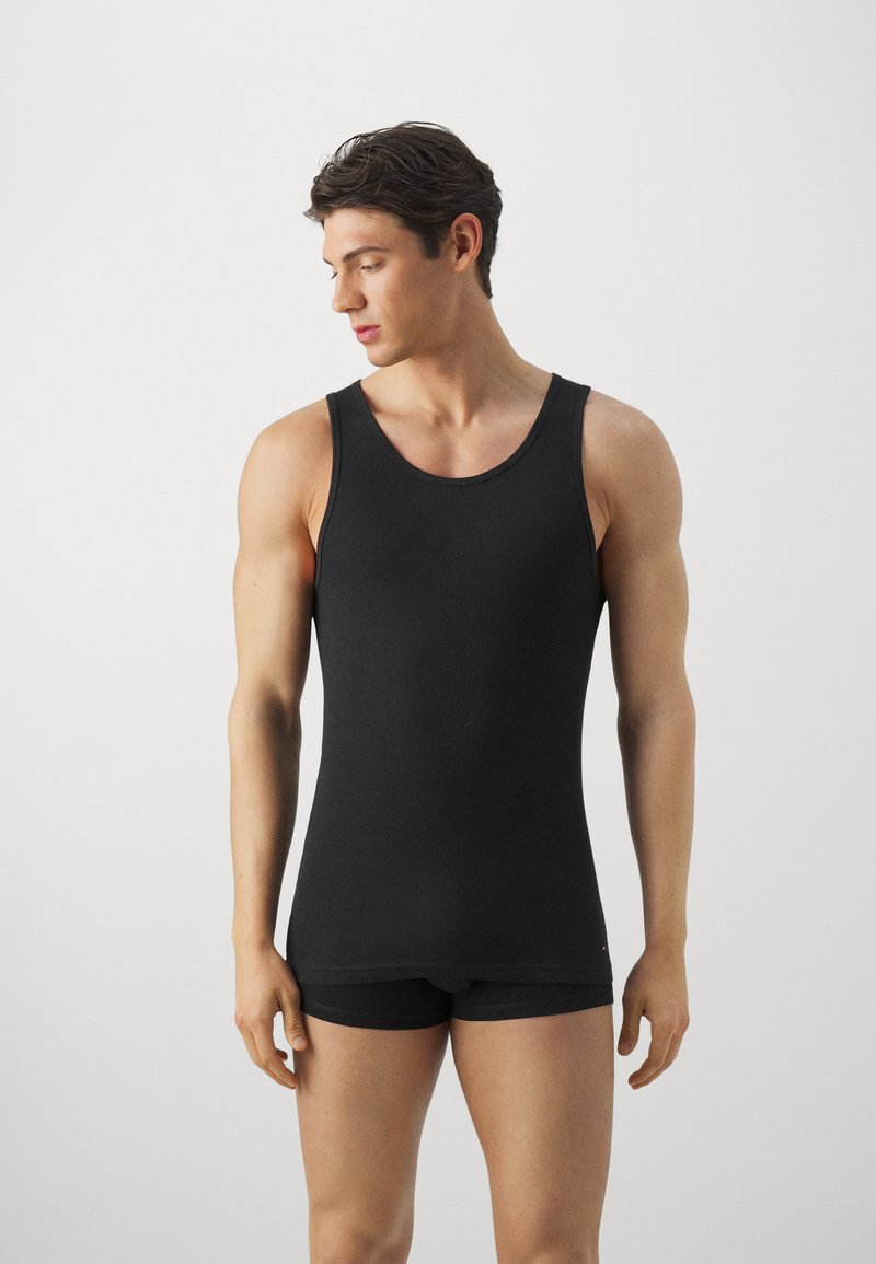 Tommy Hilfiger PREMIUM ESSENTIALS TANK 3 PACK - Maglietta intima - black