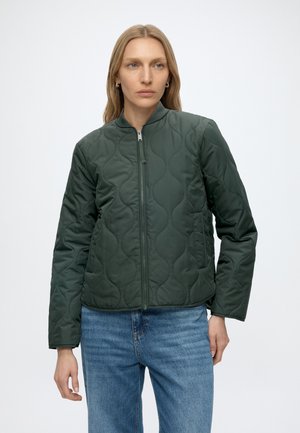 TOM TAILOR, QUILTED JACKET - Light jacket - darkest olive