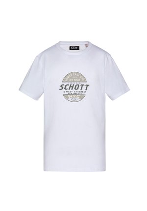 Print T-shirt - blanc