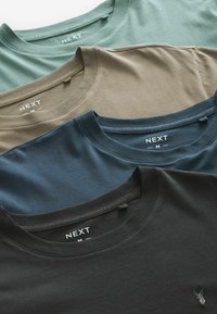 Next 4 PACK REGULAR FIT - Ilgarankovis viršutinės dalies drabužis - charcoal blue green neutral
