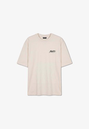 Pegador, PEGADOR OVERSIZED T-SHIRT MASSA - T-shirts print - cream