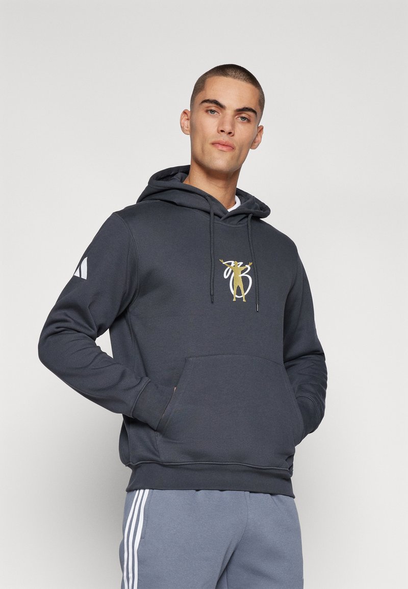 adidas Performance JB HOODIE - Jersey con capucha - dark grey