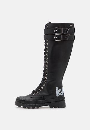 Nauhalliset saappaat - black