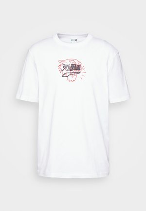 GRAPHIC TEE - T-shirt con stampa - white